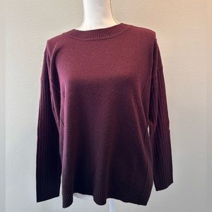 Splendid maroon ombre sweater